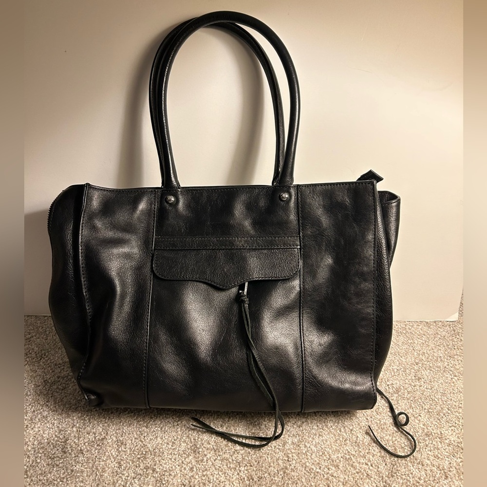 Rebecca Minkoff Black Leather Tote
